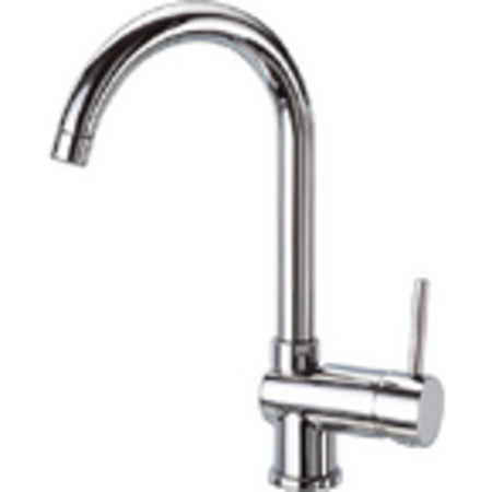SCANDVIK 70104 Chrome Plated Brass Nordic J-Spout Galley Mixer Faucet 70104